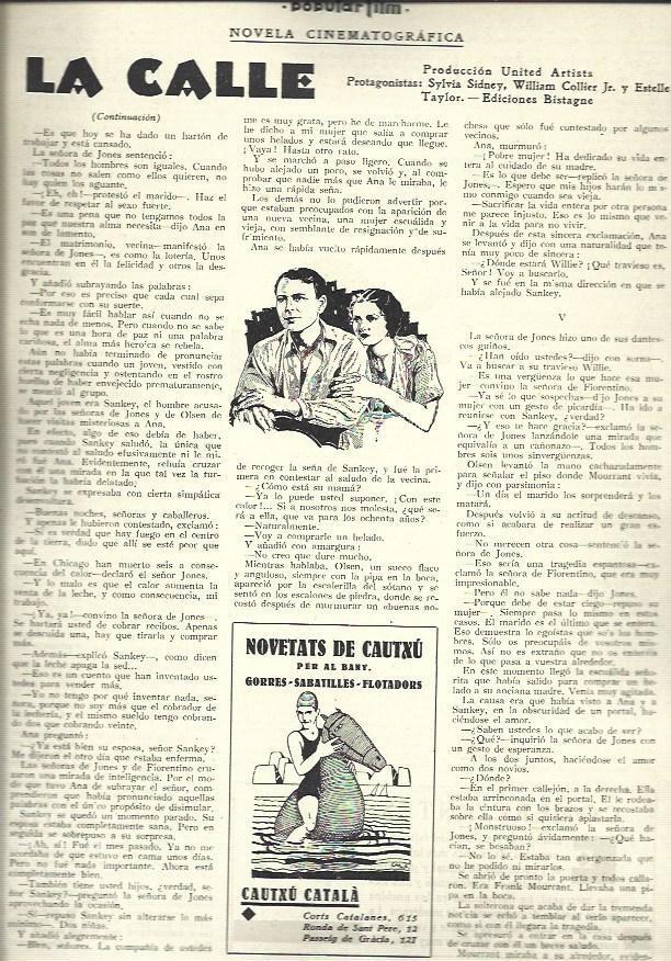 LAMINA 32570: Publicidad de Novetats de cautxu 