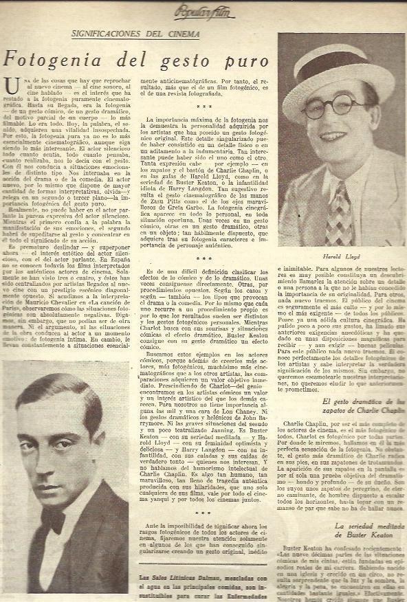 LAMINA 32577: Harold Lloyd y Buster Keaton