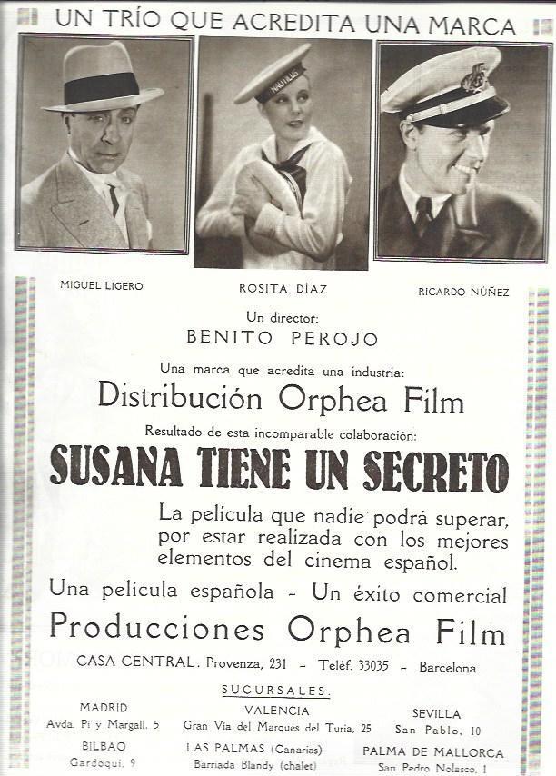 LAMINA 32461: Anuncio de Susana tiene un secreto