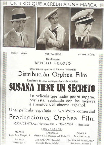 LAMINA 32461: Anuncio de Susana tiene un secreto