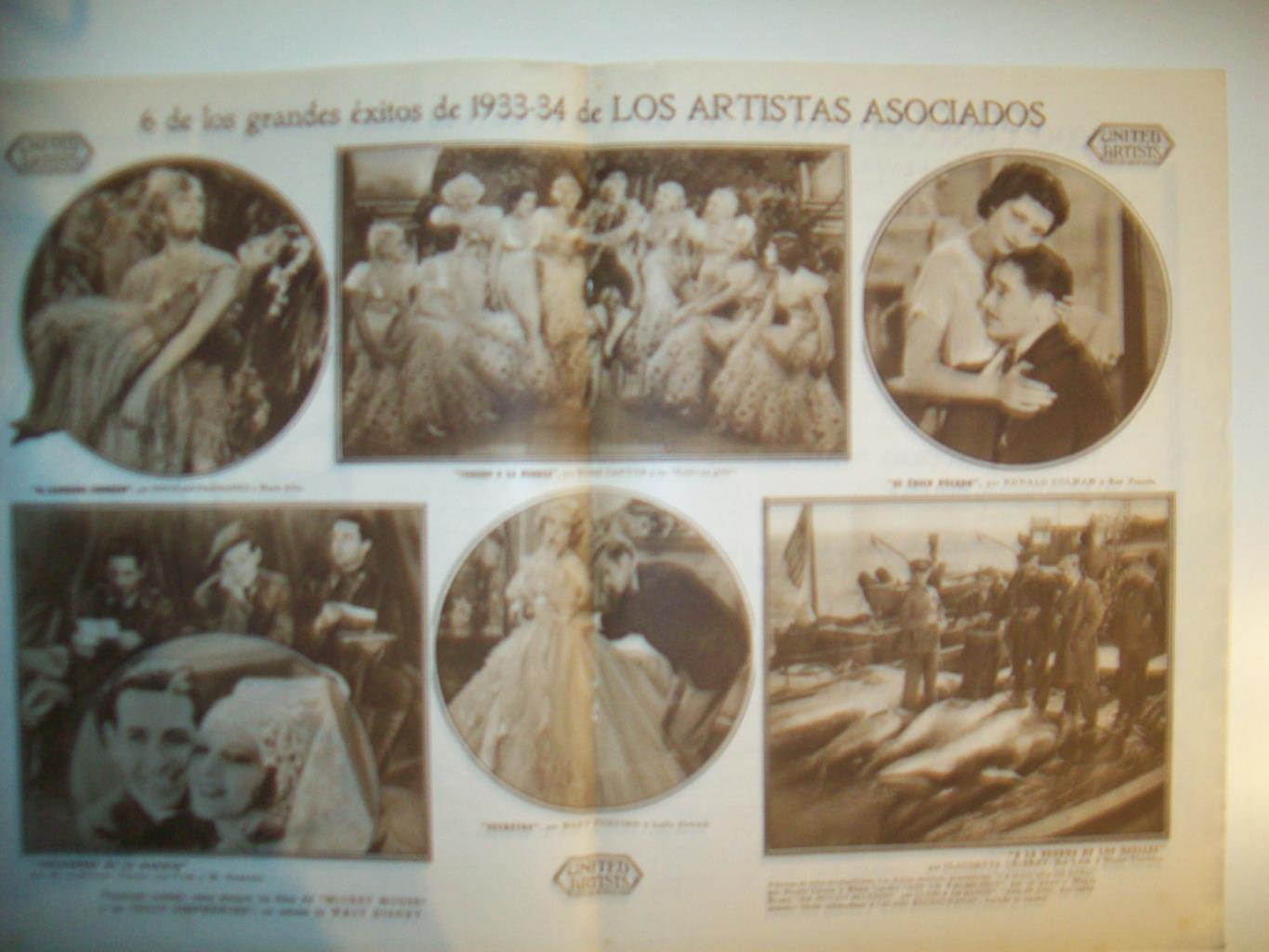 LAMINA 32462: Seis exitos de 1933-1934