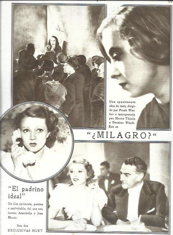 LAMINA 32464: Herta Thiele y Dorotea Wieck en ¿Milagro?