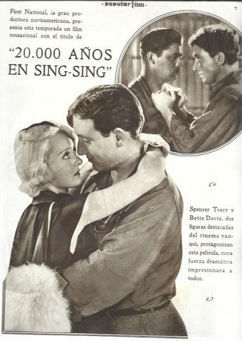 LAMINA 32458: Spencer Tracy y Bette Davis