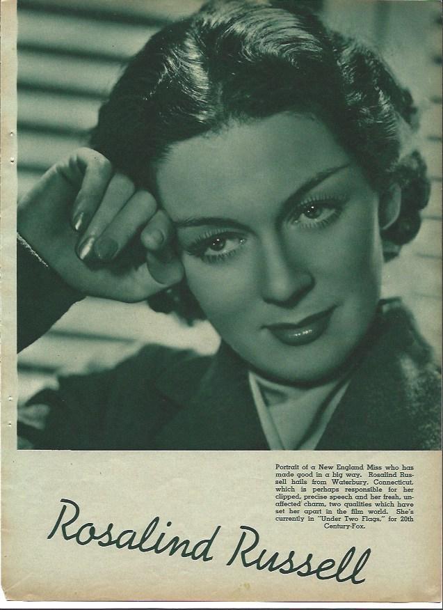 LAMINA 32294: Rosalind Russell
