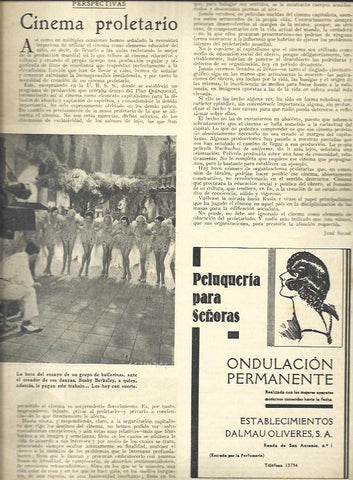 LAMINA 32486: Publicidad de Pelauqueria Dalmau en Barcelona