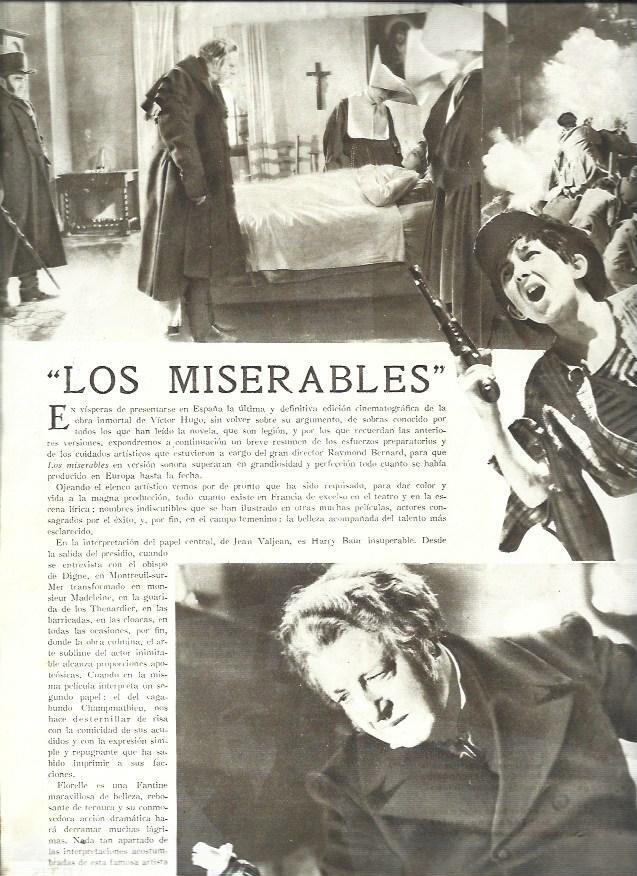 LAMINA 32512: Escenas de Los Miserables