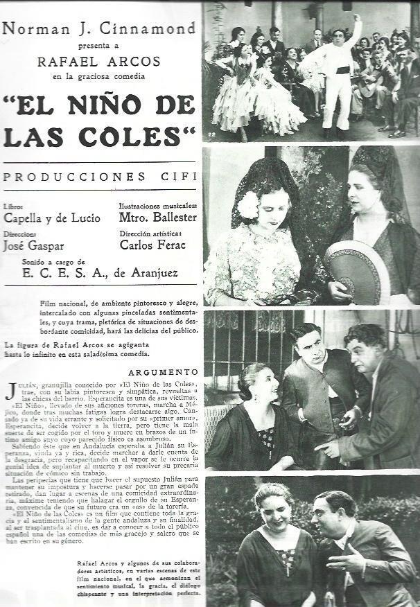 LAMINA 32505: Escenas y reparto de El niño de las coles