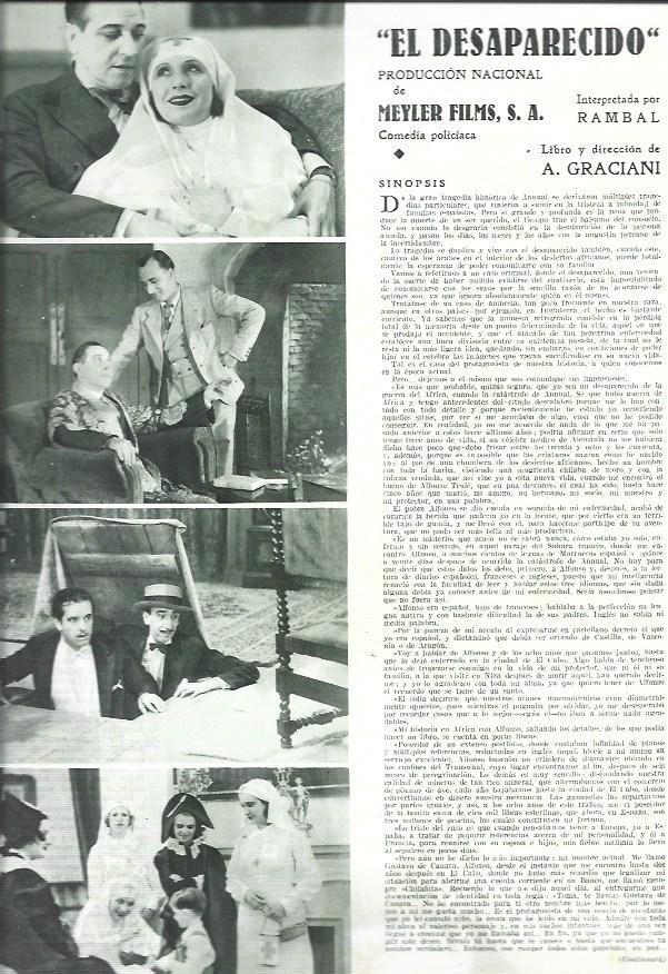 LAMINA 32499: Escenas de El Desaparecido