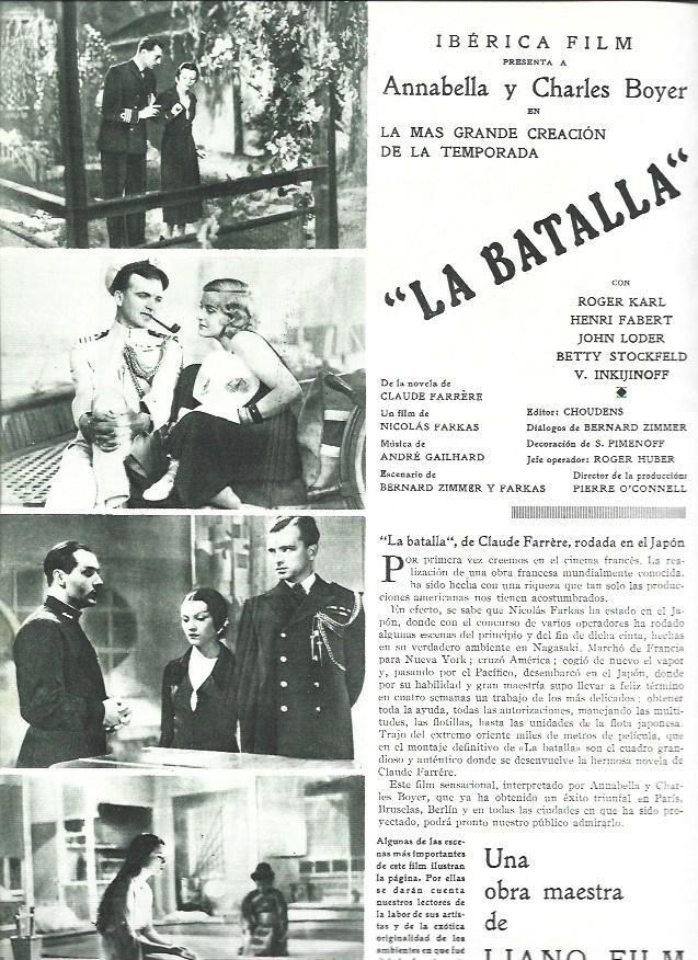 LAMINA 32504: Escenas y reparto de La Batalla