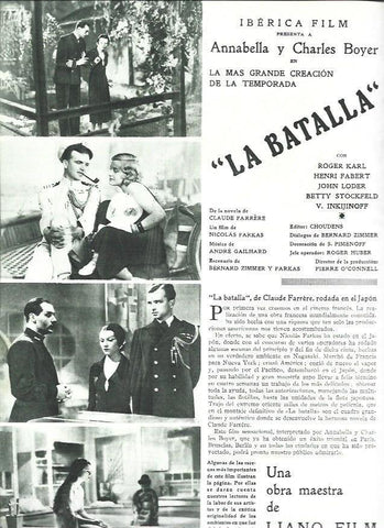 LAMINA 32504: Escenas y reparto de La Batalla