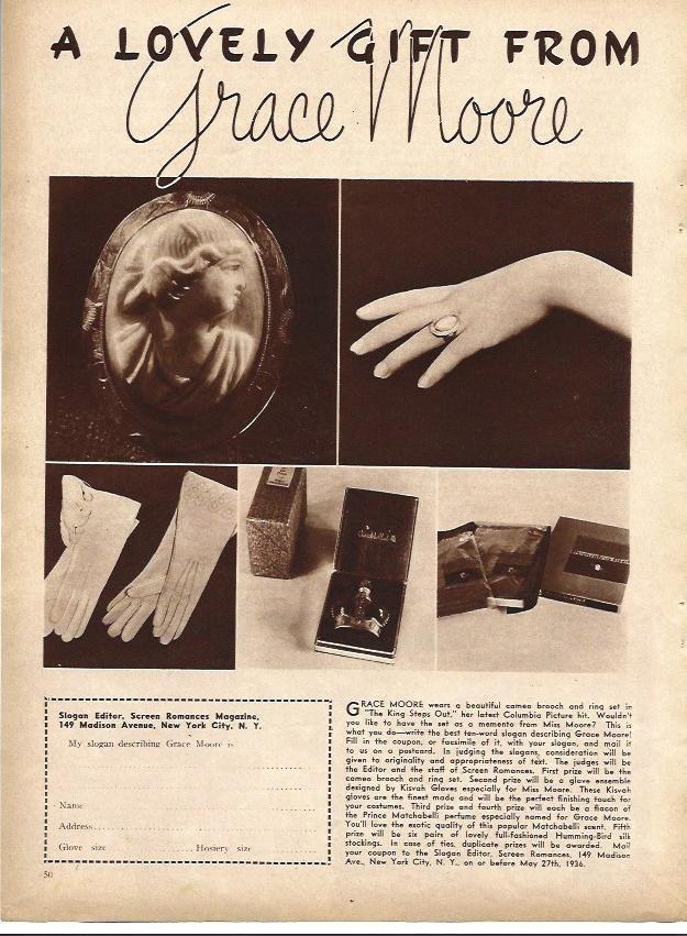 LAMINA 32292: Concurso de Grace Moore
