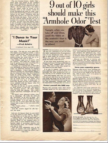 LAMINA 32088: Publicidad de Armhole Odor