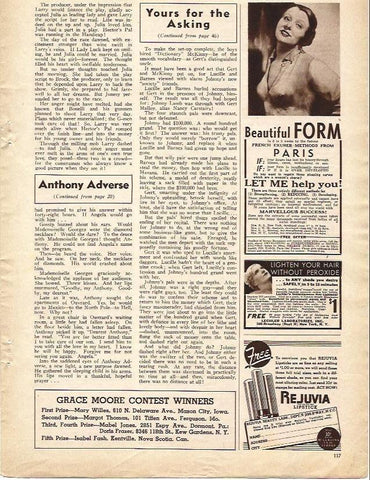 LAMINA 32092: Pagina de publicidad de productos de belleza