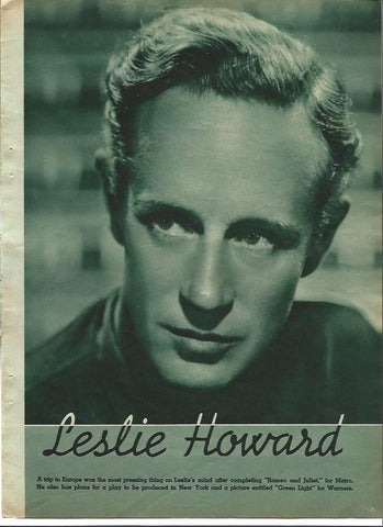 LAMINA 32065: Leslie Howard