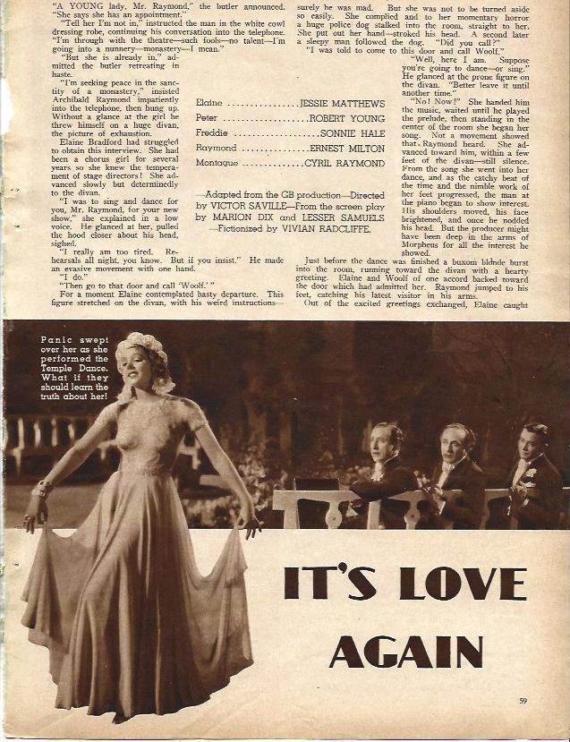 LAMINA 32066: Escena y reparto de It's love again