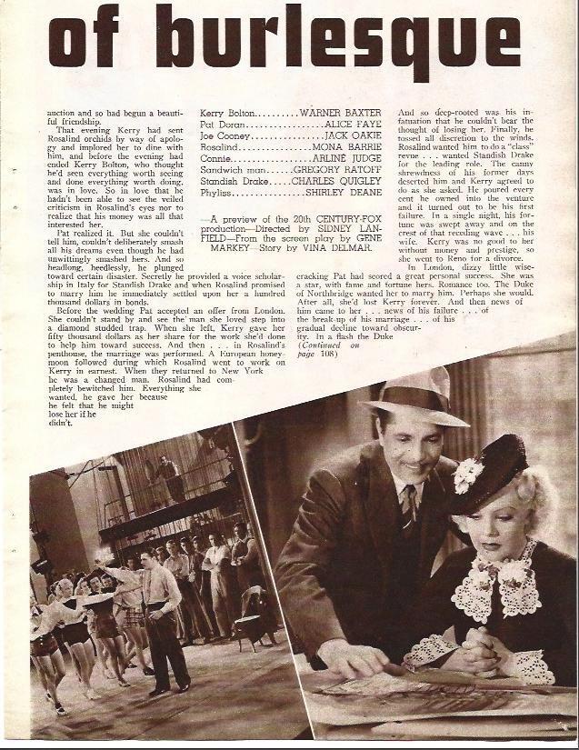 LAMINA 32129: Reparto de King of Burlesque