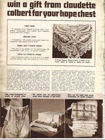 LAMINA 32119: Publicidad de concurso 