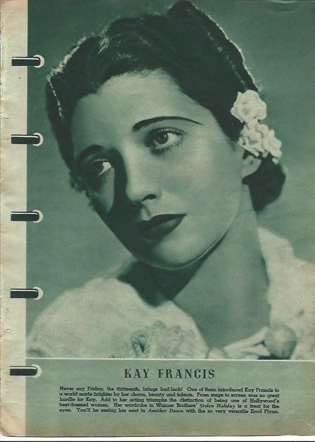 LAMINA 32011: Kay Francis