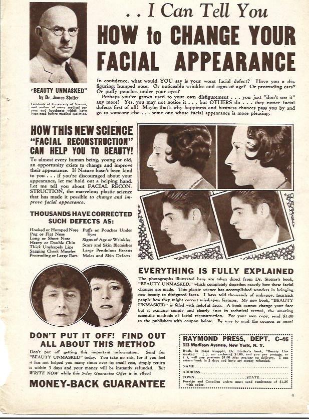 LAMINA 31987: Publicidad del libro Beauty Unmasked