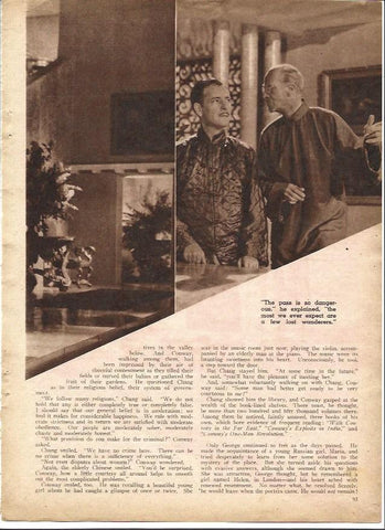 LAMINA 32253: Protagonistas de Lost Horizon