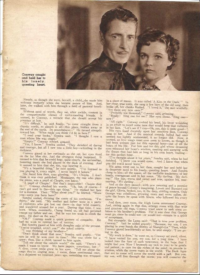 LAMINA 32255: Actores de Lost Horizon