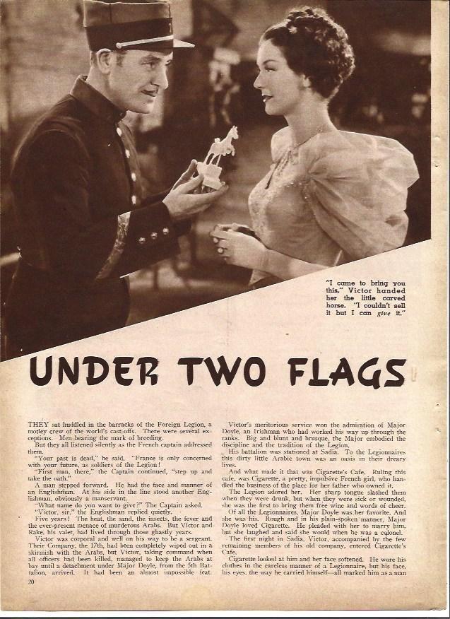 LAMINA 32277: Protagonistas de Under two flags