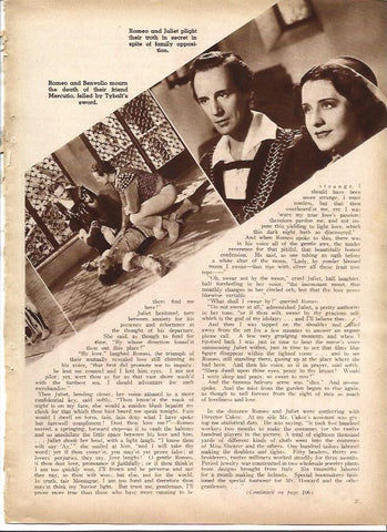 LAMINA 32281: Leslie Howard en Romeo and Juliet
