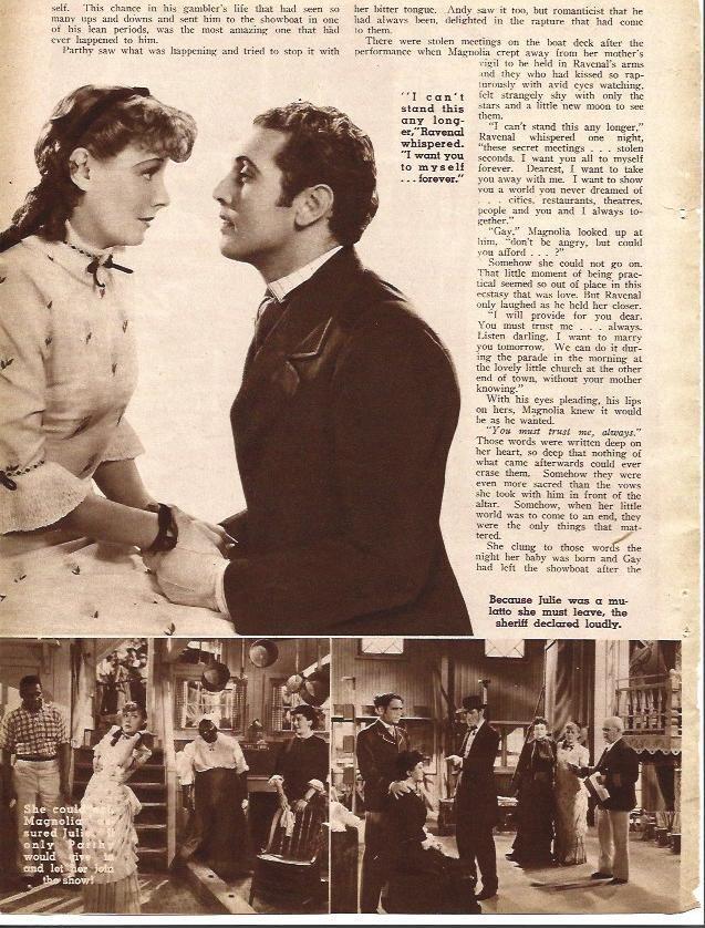 LAMINA 32282: Irene Dunne y Allan Jones en Show Boat