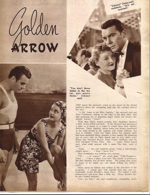 LAMINA 32284: Bette Davis en Golden Arrow