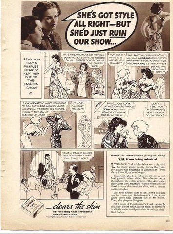 LAMINA 32256: Viñeta de publicidad de Fischermann's Yeast