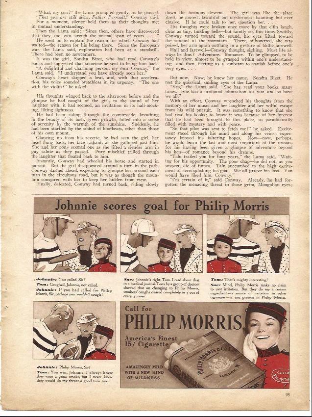 LAMINA 32254: Philip Morris, publicidad en viñeta