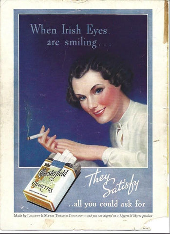LAMINA 32267: Contraportada con publicidad de cigarrillos Chesterfield