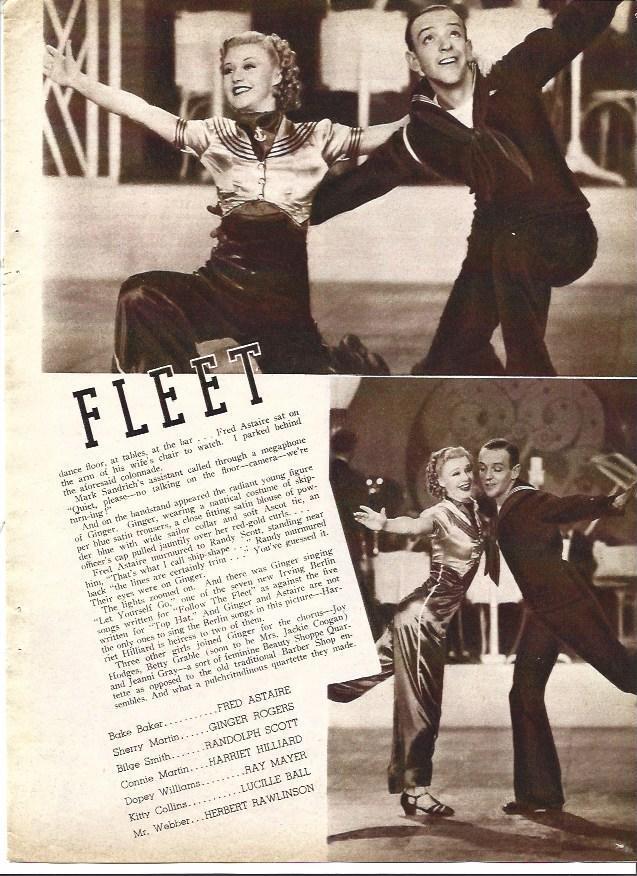 LAMINA 32168: Fred Astaire y Ginger Rogers en Follow the fleet