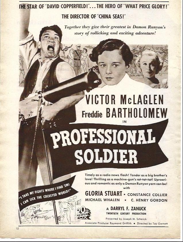 LAMINA 32158: Cartel de Professional Soldier