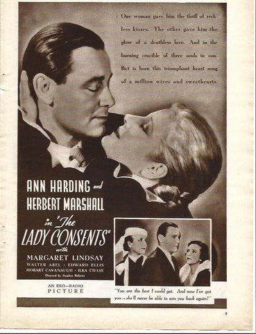 LAMINA 32157: Cartel de The Lady Consents