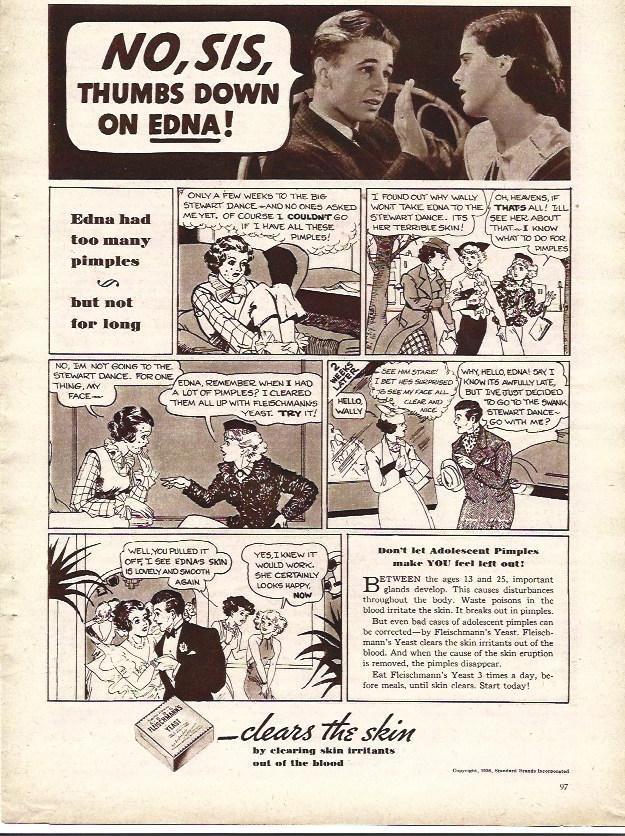 LAMINA 32143: Publicidad en viñeta de Fleischmann's Yeast