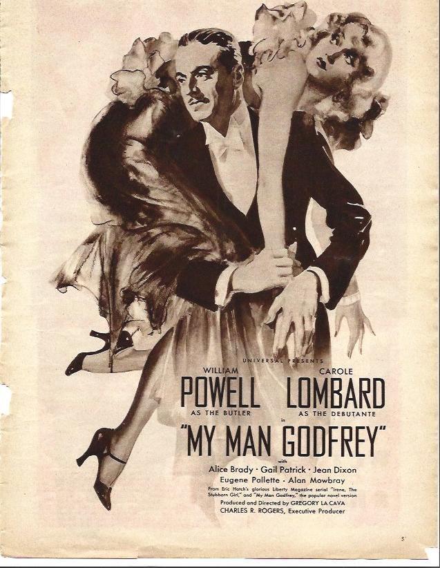 LAMINA 32210: Cartel de My Man Godfrey