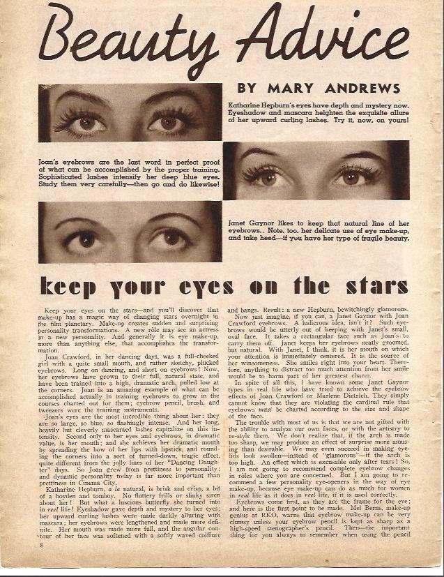 LAMINA 32211: Seccion de belleza de Mary Andrews