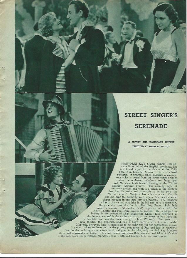 LAMINA 32195: Street Singer's Serenade