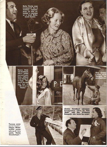 LAMINA 32191: Bette Davis en una fiesta