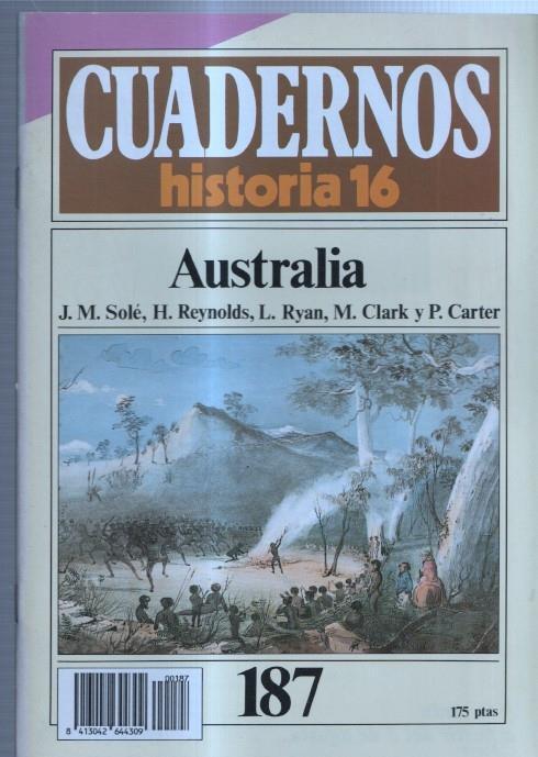 Revista Cuadernos Historia 16 numero 187: Australia 