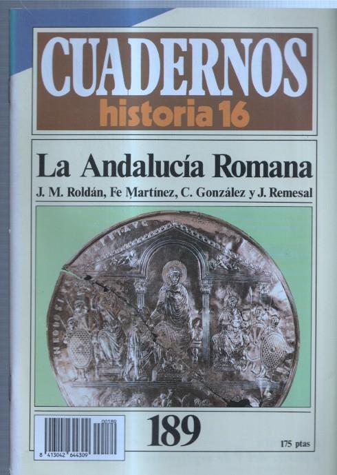 Revista Cuadernos Historia 16 numero 189: La andalucia romana