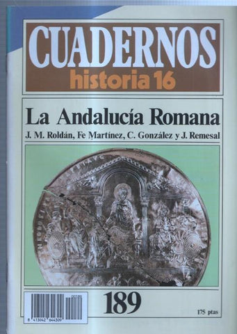 Revista Cuadernos Historia 16 numero 189: La andalucia romana