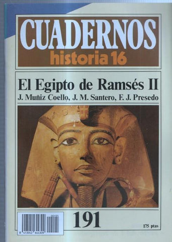 Revista Cuadernos Historia 16 numero 191: El egipto de Ramses II
