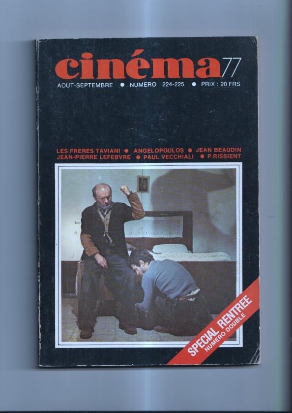 Cinema 77 numero 224/225: special rentree