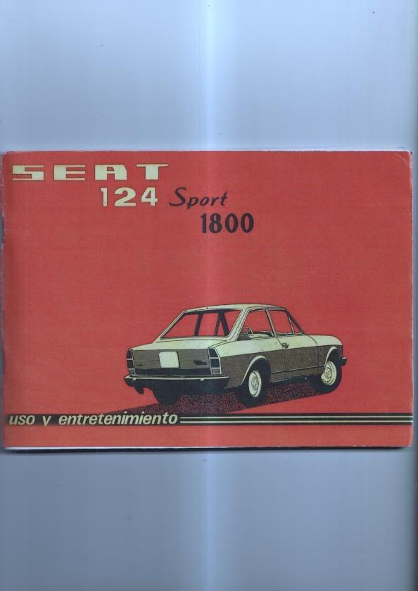 Facsimil: Seat 124 Sport 1800: manual de uso y entretenimiento