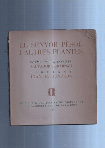 El senyor Pesol i altres plantes (no conserva la cubierta)
