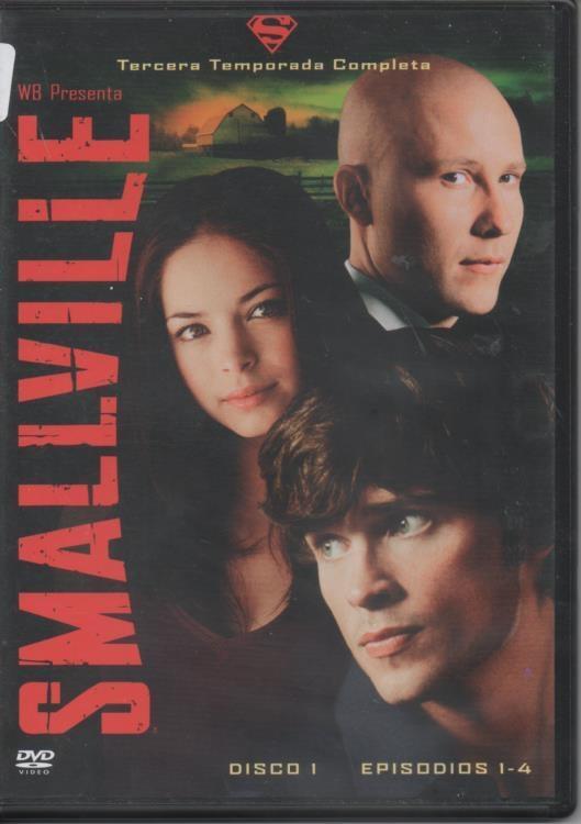 DVD E00419: DVD Smallville Tercera Temporada. Disco 1, episodios 1-4