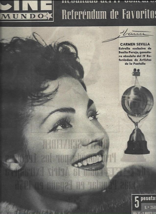 LAMINA 32985: Portada con Carmen Sevilla