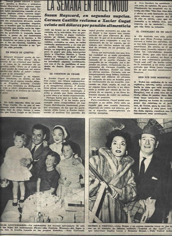 LAMINA 32987: John Wayne y su esposa
